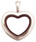 Locket Rose Gold Medium Heart Plain image 0