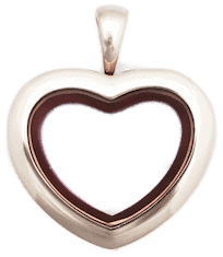 Locket Rose Gold Medium Heart Plain image 0