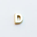 Letter D - Gold Plain image 0