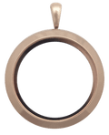 Locket Rose Gold Standard Round Plain image 0