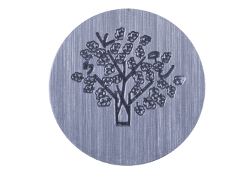 Large Plate - Silver Tree image 0