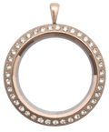 Locket Rose Gold Standard Crystal Prism image 0