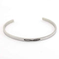 Mantraband Bangle Infinity/Love (Silver) image 0
