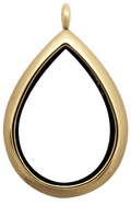 Locket Gold Standard Raindrop Plain image 0