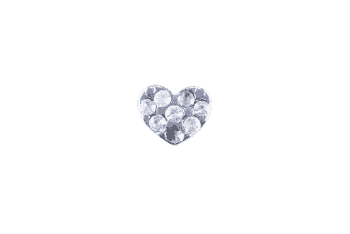 Heart - Clear Crystals image 0