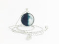 Moon Pendant - First Quarter Moon image 0