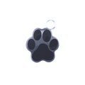 Urn Silver Paw Print image 0