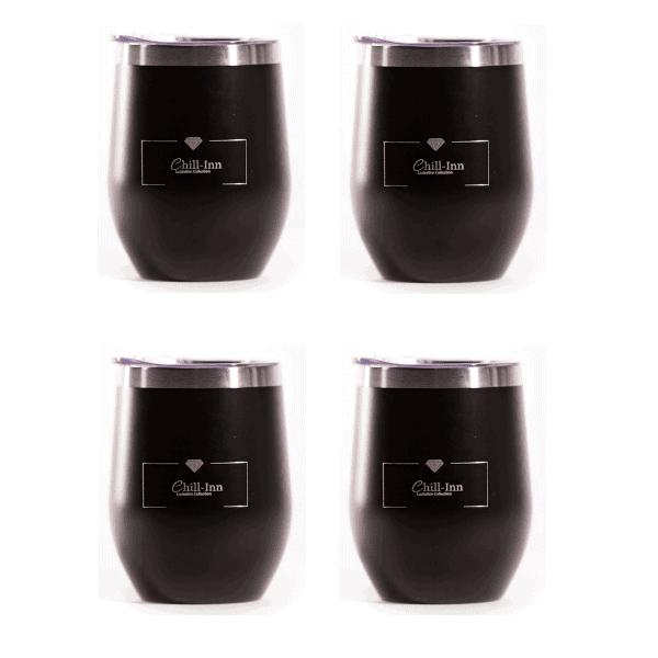 INNsulated Chill-Inn Goblet Set-Matt Black image 0