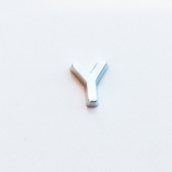 Letter Y - Plain Silver image 0