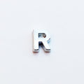 Letter R - Plain Silver image 0