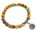 Balance Bead Bracelet-Natural Jasper image 0