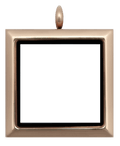 Locket Rose Gold Standard Square Plain image 0