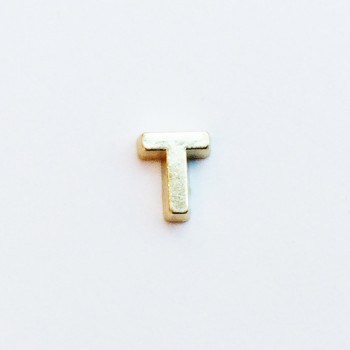 Letter T - Plain Gold image 0