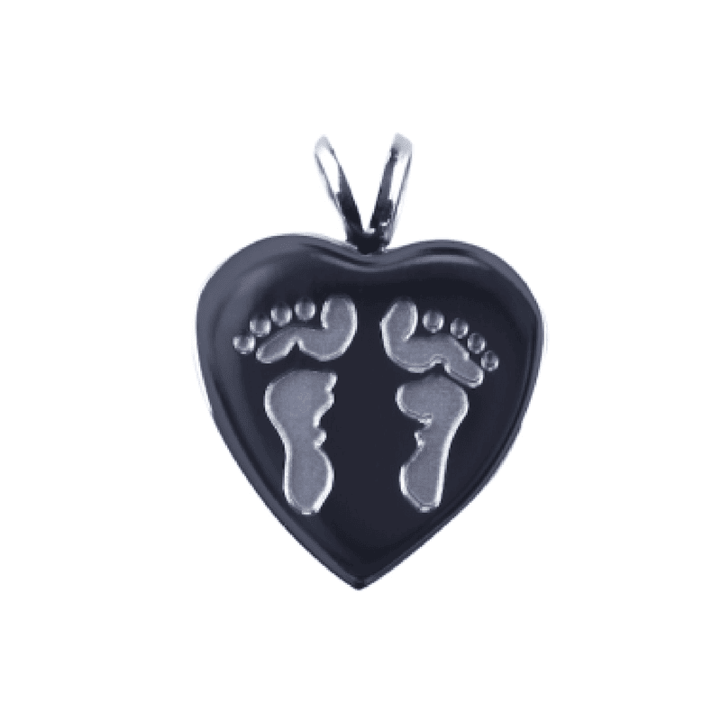 Urn Heart 2 Footprints image 0