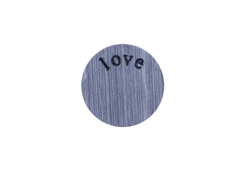 Small Plate - Love Silver image 0