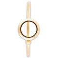 Locket Cuff Bangle-Gold image 0