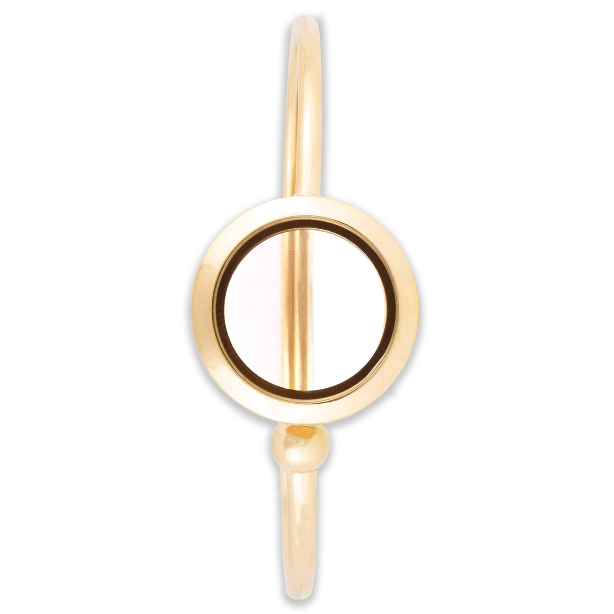 Locket Cuff Bangle-Gold image 0