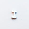 Letter I - Plain Silver image 0
