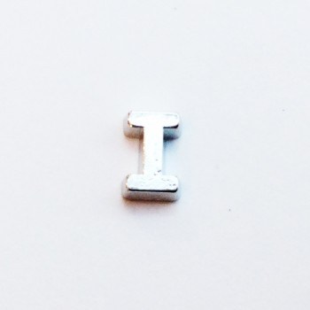Letter I - Plain Silver image 0