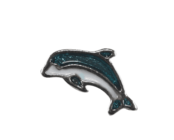 Dolphin - Silver and Blue image 0