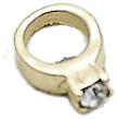 Ring - Gold with Crystal image 0