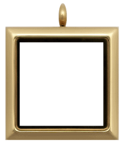 Locket Gold Standard Square Plain image 0