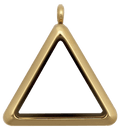 Locket Gold Standard Triangle Plain image 0