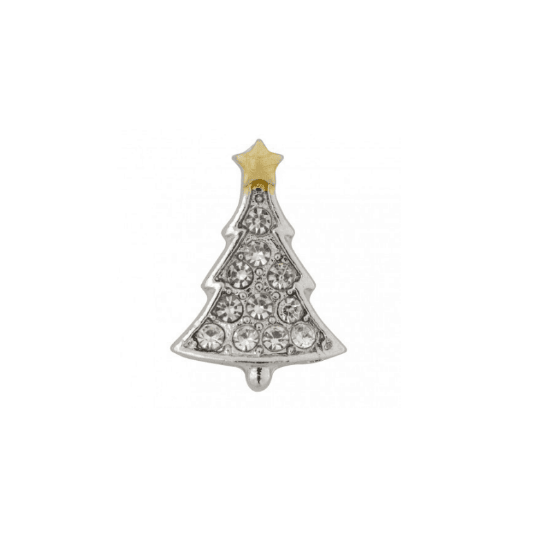 Charm Crystal Christmas Tree-Silver image 0