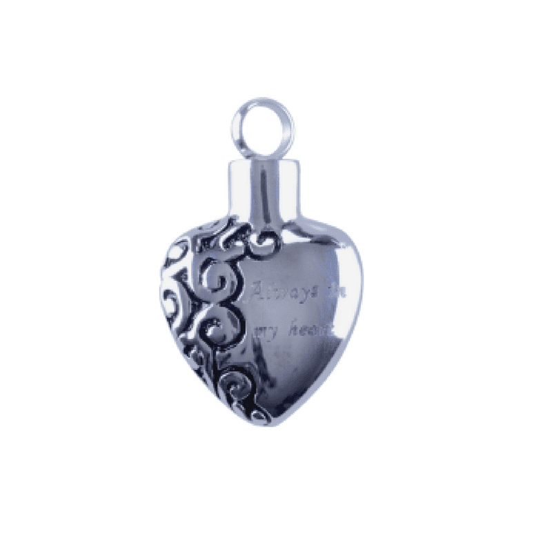 Urn Silver Engraved 'Always in my Heart' image 0