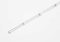 Chain Silver 50cm Station Ball image 0
