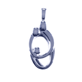 Urn Silver Circle Hug image 0