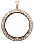 Locket Rose Gold Standard Round Crystal image 0