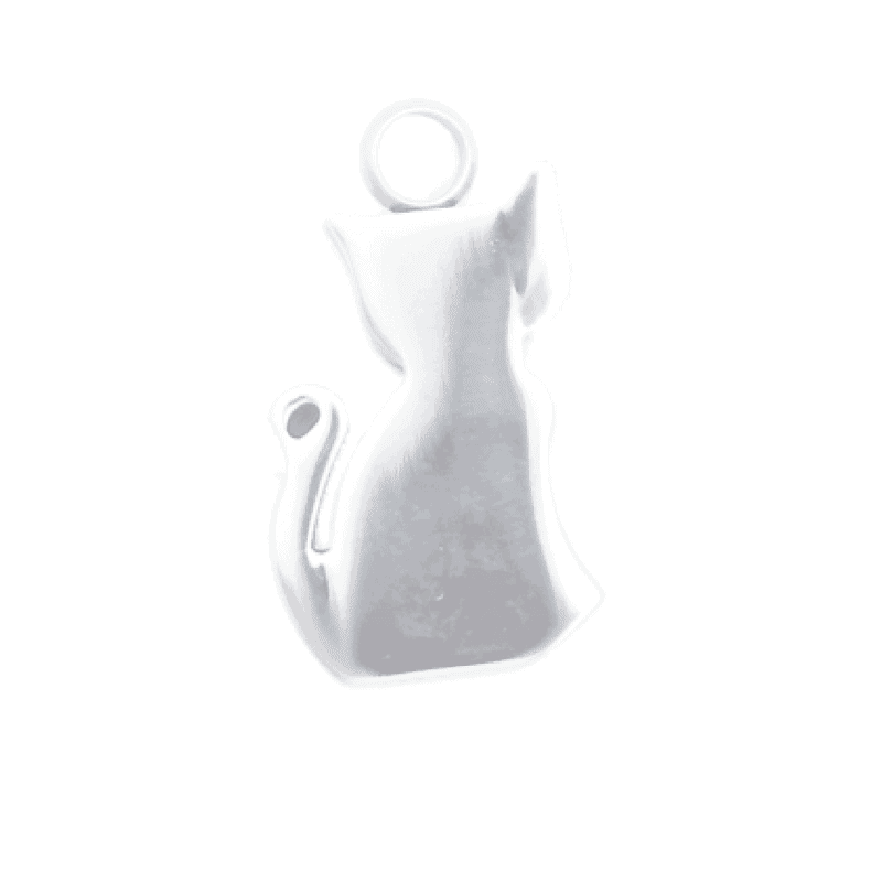 Urn Silver Cat image 0