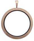 Locket Rose Gold Full Size Round Plain image 0