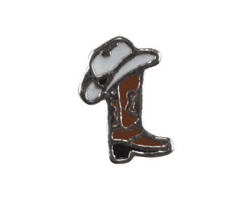 Shoe - Cowboy Boot with White Hat image 0