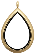 Gold Standard Raindrop Plain Locket image 0