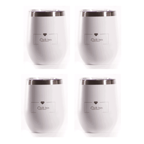 INNsulated Chill-Inn Goblet Set-Matt White image 0