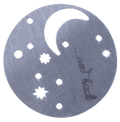 Large Plate - To The Moon and Back Silver image 0
