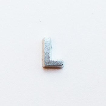 Letter L - Plain Silver image 0