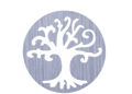 Large Plate - Tree Of Life Silver image 0