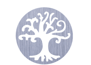 Large Plate - Tree Of Life Silver image 0