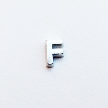Letter F - Plain Silver image 0