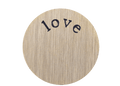 Large Plate - Love Gold image 0