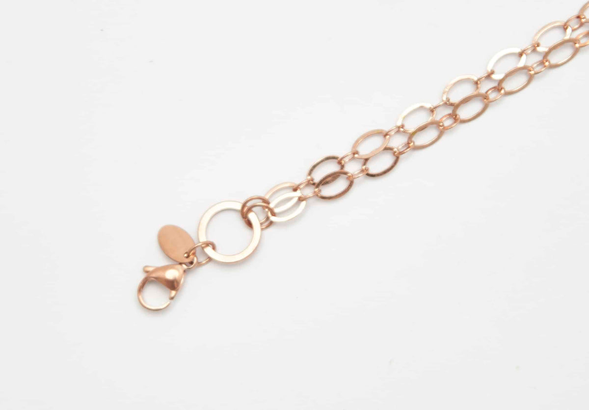 Chain Rose Gold 75cm Oval Link image 0