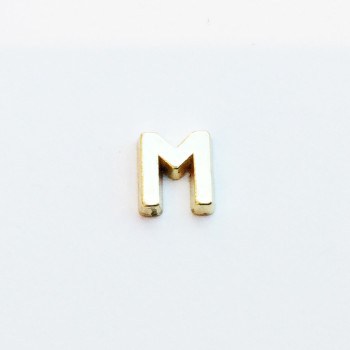 Letter M - Plain Gold image 0