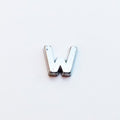 Letter W - Plain Silver image 0