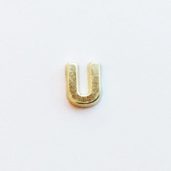 Letter U - Plain Gold image 0