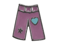 Purple Girls Pants image 0