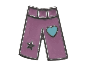 Purple Girls Pants image 0