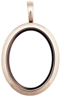 Locket Rose Gold Standard Oval Plain image 0